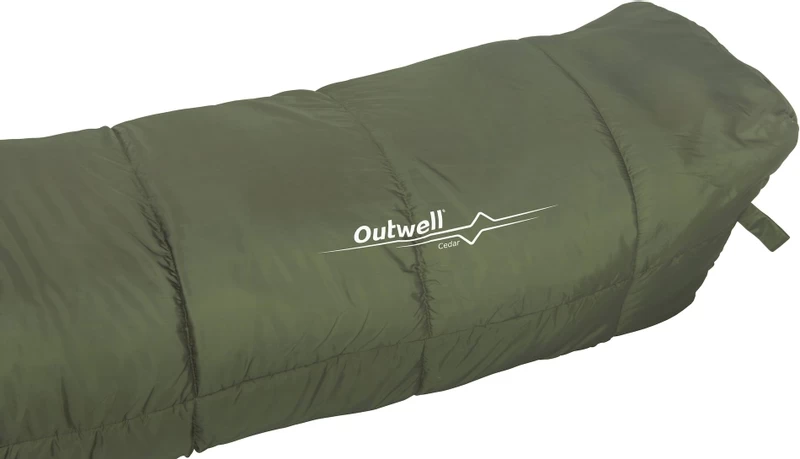 Outwell Cedar Mummy Slaapzak - Groen 6 Outwell Cedar Mummy Slaapzak - Groen - Afbeelding 4