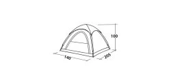 Easy Camp Comet 200 Koepeltent - 2 Personen 19 Easy Camp Comet 200 Koepeltent - 2 Personen -Speciaalzaak Voor Kampeerartikelen 120338 comet 200 drawing perspective2