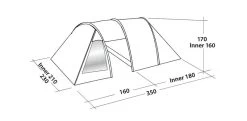Easy Camp Galaxy 300 Rustic Green Tunneltent - 3 Personen 17 Easy Camp Galaxy 300 Rustic Green Tunneltent - 3 Personen -Speciaalzaak Voor Kampeerartikelen 120390 galaxy 300 rustic green drawing perspective2