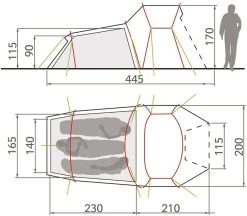 Vaude Chapel L XT Koepeltent - 3 Persoons 11 Vaude Chapel L XT Koepeltent - 3 Persoons -Speciaalzaak Voor Kampeerartikelen 12823 5 resultaat
