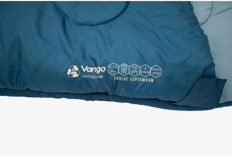 Vango Evolve Superwarm Slaapzak - Blauw 6 Vango Evolve Superwarm Slaapzak - Blauw - Afbeelding 4
