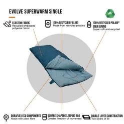 Vango Evolve Superwarm Slaapzak - Blauw 17 Vango Evolve Superwarm Slaapzak - Blauw -Speciaalzaak Voor Kampeerartikelen 1900 1783 evolve superwarm single 8