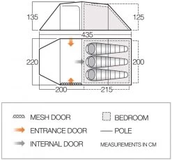 Vango Omega 350 Tunneltent - 3 Persoons - Groen -Speciaalzaak Voor Kampeerartikelen 1900 1783 omega 350 1