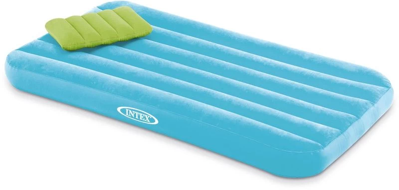 Intex Cozy Kidz Kinderluchtbed - Blauw 3 Intex Cozy Kidz Kinderluchtbed - Blauw - Afbeelding 2