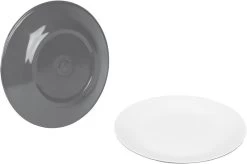 Bo-Camp Melamine Serviesset - 16-delig - Grijs 12 Bo-Camp Melamine Serviesset - 16-delig - Grijs -Speciaalzaak Voor Kampeerartikelen 900 1271 6181274 02