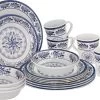 Bo-Camp Old Dutch Melamine Serviesset - 16-delig -Speciaalzaak Voor Kampeerartikelen 900 1274 6181360