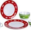 Bo-Camp Happy Camp Melamine Serviesset - 12-delig -Speciaalzaak Voor Kampeerartikelen 900 1358 6181380