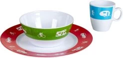 Bo-Camp Happy Camp Melamine Serviesset - 12-delig -Speciaalzaak Voor Kampeerartikelen 900 1358 6181380 02