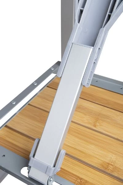 Bo-Camp 136 X 85 Inklapbare Picknicktafel - Bamboe 5 Bo-Camp 136 X 85 Inklapbare Picknicktafel - Bamboe - Afbeelding 3