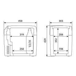 Dometic TropiCool TCX 21 Elektrische Koelbox - 20 Liter -Speciaalzaak Voor Kampeerartikelen 900 900 tc21fl 9105302085 p400 t400