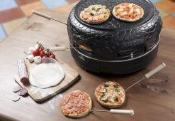 Bestron Pizza Gourmetset - 6 Personen 20 Bestron Pizza Gourmetset - 6 Personen -Speciaalzaak Voor Kampeerartikelen bestron pizzaoven 6 personen 8