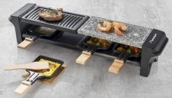 Bestron Raclette/Steengrill - 4 Personen 22 Bestron Raclette/Steengrill - 4 Personen -Speciaalzaak Voor Kampeerartikelen bestron raclettesteengrill 4 personen 13