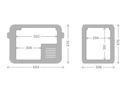 Dometic CFX3 45 Compressor Koelbox - 40 Liter 24 Dometic CFX3 45 Compressor Koelbox - 40 Liter -Speciaalzaak Voor Kampeerartikelen cfx3 45