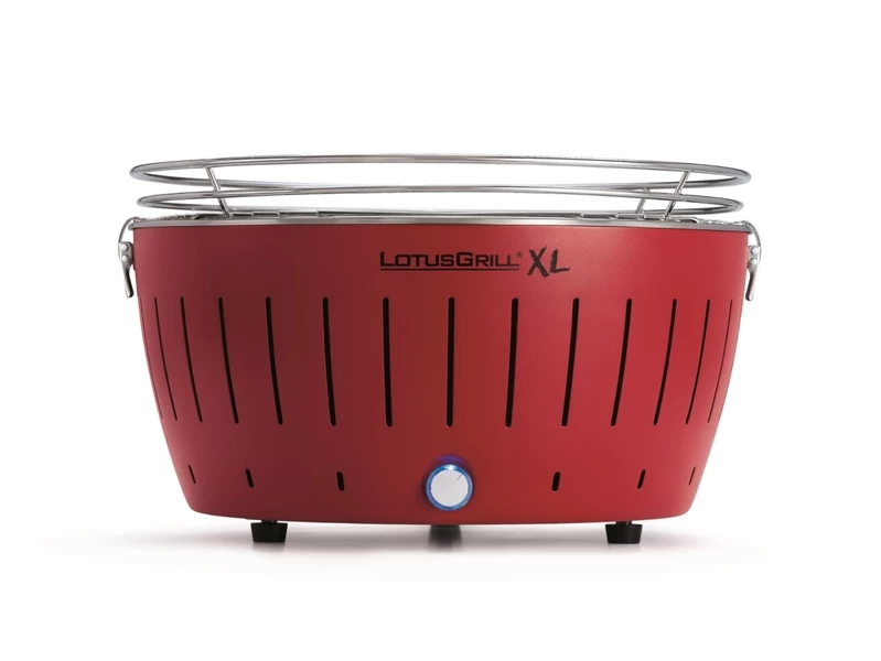 LotusGrill XL Hybrid Houtskoolbarbecue - Rood 3 LotusGrill XL Hybrid Houtskoolbarbecue - Rood