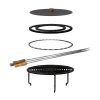 OFYR XL Grill Accessories Set Pro 6-delig -Speciaalzaak Voor Kampeerartikelen oa xl set pro