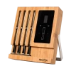 MEATER Block Met 4 Draadloze Thermometers -Speciaalzaak Voor Kampeerartikelen right angle front stand