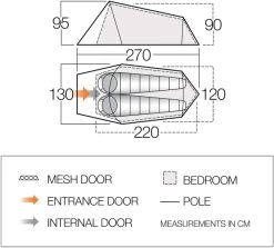 Vango Soul 200 Tunneltent - 2 Persoons 17 Vango Soul 200 Tunneltent - 2 Persoons -Speciaalzaak Voor Kampeerartikelen vango soul 200 2