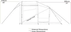 Zempire Evo TS Opblaasbare Tent - 4 Persoons -Speciaalzaak Voor Kampeerartikelen zempire evo ts opblaasbare tent 4
